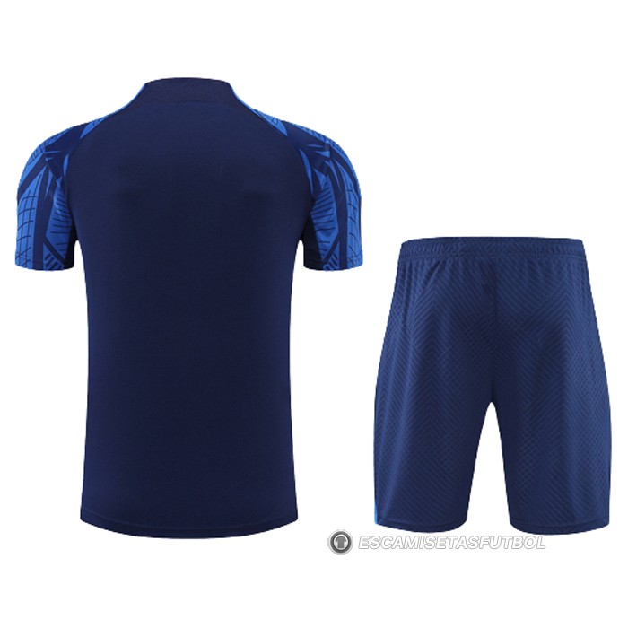 Chandal del Francia Manga Corta 2022-2023 Azul - Pantalon Corto